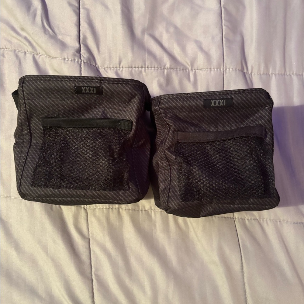 Stylish Black Toiletry Bag Set - 2